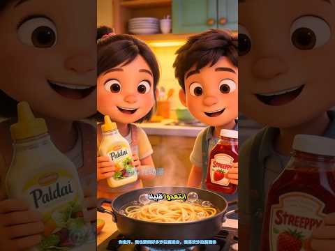 شاهدوا مذا فعلا هذان الطفلان في المطبخ 😳🔥#shorts