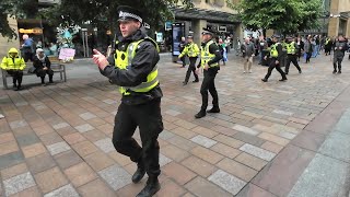 GLASGOW NEWS - PROTESTS LOCKDOWN Street