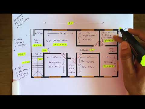 22x40 Ghar Ka Map | 22x40 House Map Design | 22x40 Home Plan Design | 22x40 Makan Ka Naksha