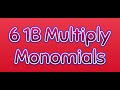 Mastering Multiplication of Monomials