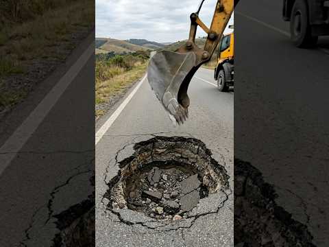 Fixing a Massive Road Sinkhole in Minutes