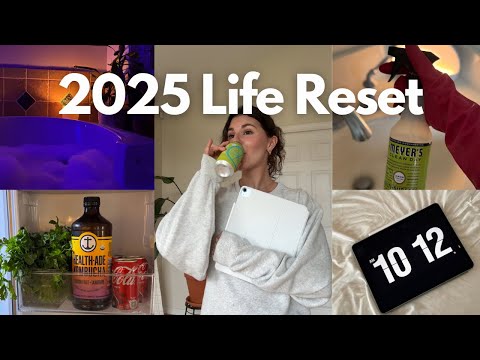 2025 RESET: deep clean & declutter  🧼🫧