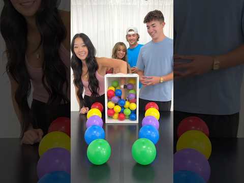 Grab the Color, Pop the Balloon Battle! Girls vs Boys