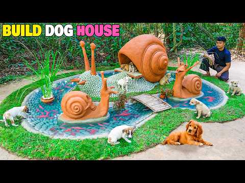 RESUE Puppies Get Dream Home with Snail House and Redfish Pond!