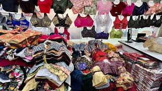 Ready made blouse collection wholesale market in Surat Aruna textile hub Ethnic vlogs