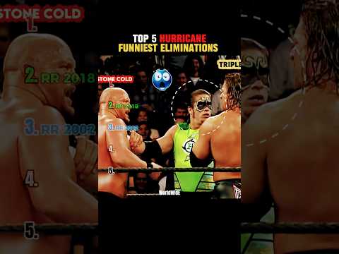 Top 5 Hurricaneโs Funniest Eliminations #wwe #wweshorts