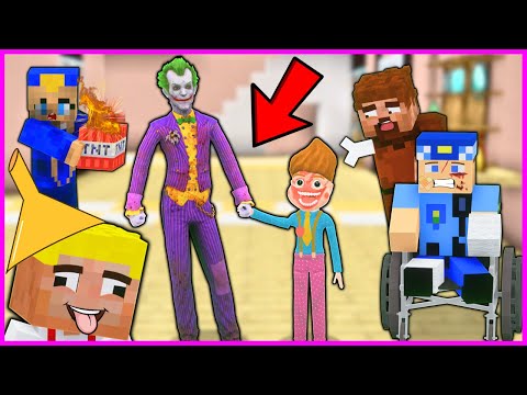 KÖTÜ JOKER VE BEBEĞİ ŞEHİRDEKİ HERKESE TUZAK KURDU! 😱 - Minecraft