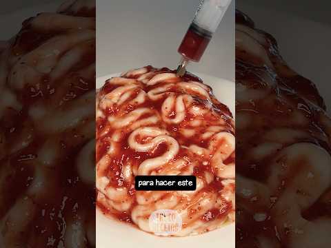 Halloween recetas 🎃: cerebro humano #recetasfaciles #receta