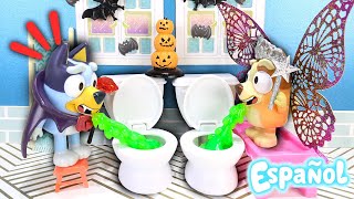 Bluey y Bingo comen demasiados dulces y se enferman