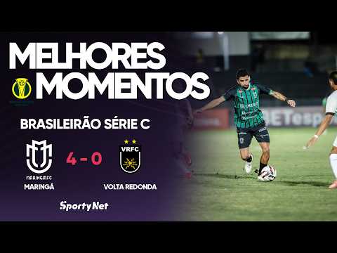 Maringá-PR 4 x 0 Volta Redonda-RJ