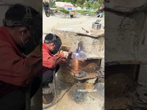 P2 DIY Excavator Boom Head Repair: Save Time & Money! #fyp #short #shorts #shortviral