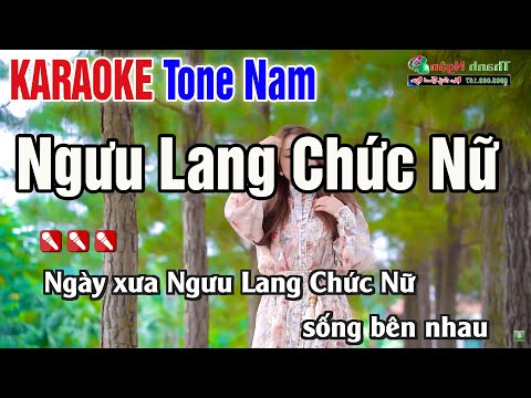 Chuyện Tình Ngưu Lang Chức Nữ Karaoke Tone Nam | Nhạc Sống Thanh Ngân