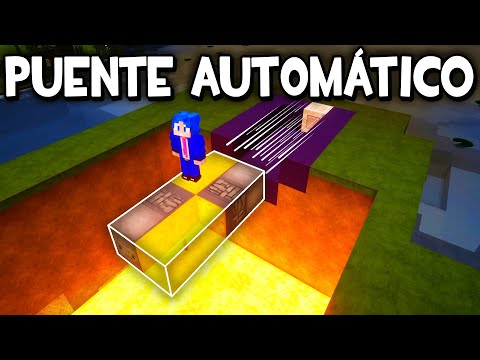 Tutorial completo: Cómo construir un puente automático paso a paso ¡Increíble truco en Minecraft!