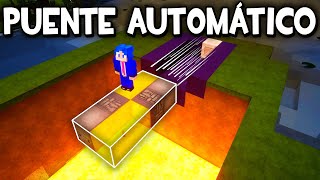 Tutorial completo: Cómo construir un puente automático paso a paso ¡Increíble truco en Minecraft!