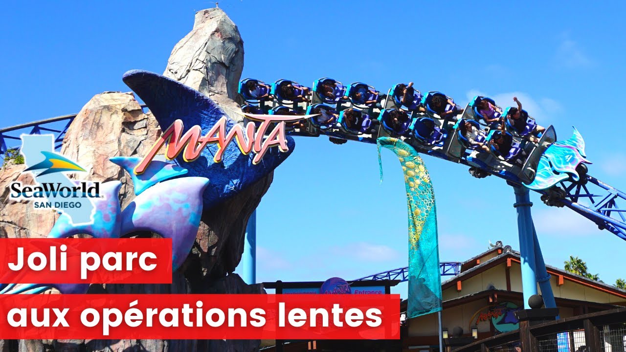 On découvre Seaworld San Diego et son nouveau Dive Coaster 2022, Emperor