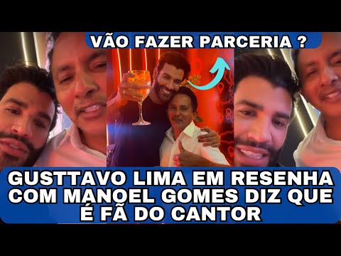 Gusttavo Lima faz RESENHA com Manoel Gomes e diz que é fã do cantor de Caneta azul