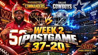WHERE DO WE GO FROM HERE?! 📉 Commanders 0-2 After Brutal 37-20 Loss in Dallas!