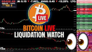 🔴 Bitcoin LIVE Chart & Liquidation Watch