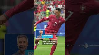 👀‼️OJO a este momento: Cristiano Ronaldo evita una pregunta sobre los 5 goles que lleva Messi