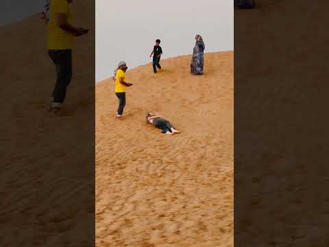 Welcome Dubai desert safari adventure #desert #desertsafari #funny #traverseedudesert #deserttour