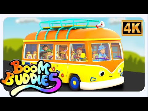 Wheels on the Bus Camp, Vehicle Rhyme and Kids Song