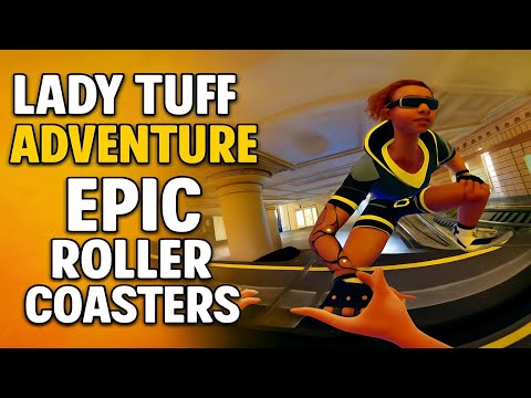 Lady Tuff Adventure | Epic Roller Coasters | 360° VR, Gameplay, No Commentary, 8K