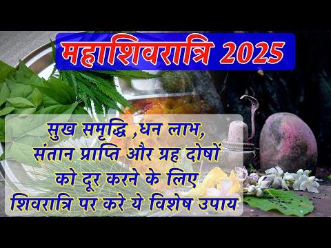 Mahashivratri 2025 ,महादेव करेंगे हर इच्छा पूरी , महाशिवरात्रि पर करें ये विशेष उपाय