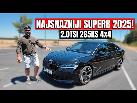 ŠKODA SUPERB SPORTLINE 265KS! DIZEL 193ks ILI BENZIN 265ks za 45K???