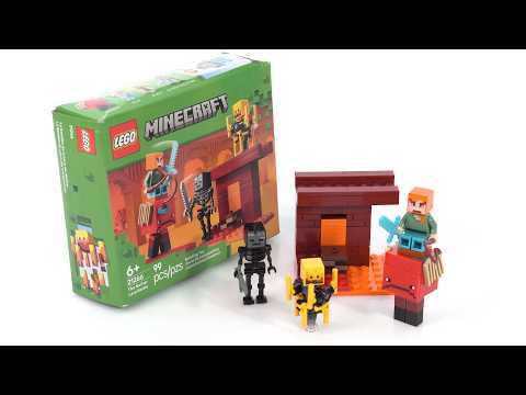 LEGO Minecraft 2025 Nether Lava Battle review! Great $10 value #NotSponsored 21266