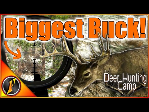 This Game's BIG BUCKS Feel so Realistic! | New PB Buck in Deer Hunting Camp!