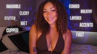 ASMR 16 TYPES OF WHISPERS ✨💙 Which is YOUR Favorite?