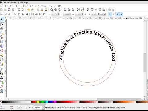 inkscape text to path backwards