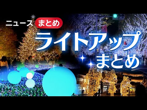 【映像まとめ】人気イルミネーション プロのカメラが捉えた光の瞬間　東京各地から海外まで　けやき坂、...