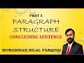 Concluding Sentences in Paragraphs