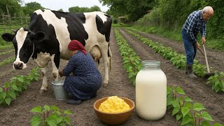 Azerbaijan Traditional Butter & Cheese Making in Village | 1 Hour Of The Best Relaxin Video