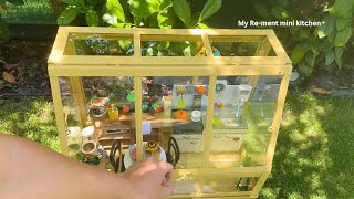 Mini Kitchen Set Installation 🌿☀️ ASMR Garden Kitchen