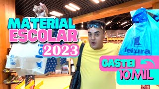COMPRANDO MEU MATERIAL ESCOLAR DE 2023 😱