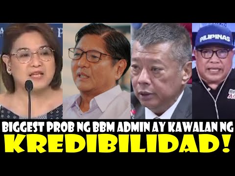 ANTE KLER BOYING BBM AT BUONG ADMIN AY MAY MALAKING PROB SA KREDIBILIDAD! SWERTE PA WALA KALAMIDAD!
