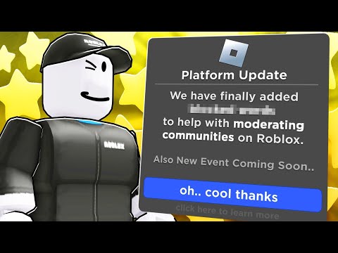 Roblox Finally... Did Something Good?... wow