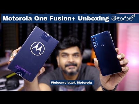 (ENGLISH) Motorola One Fusion+ Unboxing & initial impressions ll in Telugu ll