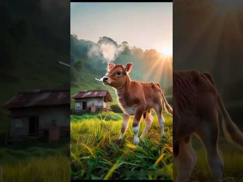 सिगरेट पिने वाली मुन्ना कि कहानिया 😊😱🐄🐄#viralvideo #shortvideos #facts #cow #aigenerated