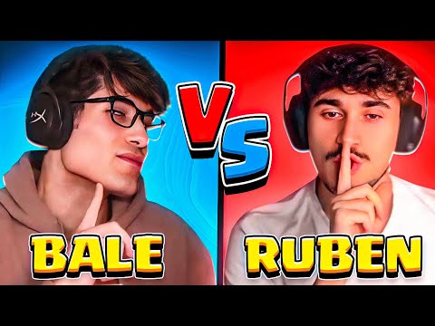 BALE EL REY DEL MEWING VS RUBEN EL CAMPEON DEL MUNDO DE CLASHROYALE