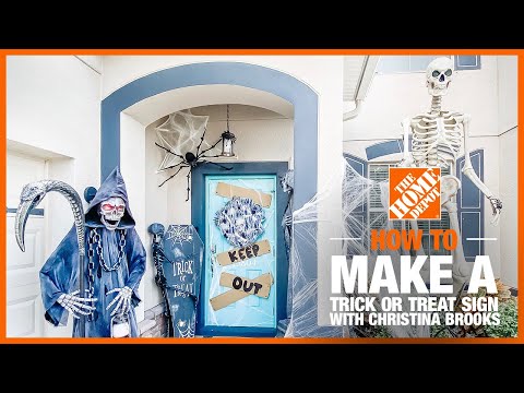 How to Make a DIY Trick or Treat Sign 