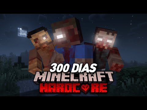 SOBREVIVÍ 300 Días en un APOCALIPSIS ZOMBIE MEJORADO en Minecraft HARDCORE