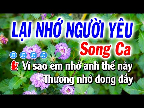 Karaoke Lại Nhớ Người Yêu Song Ca Fa Thứ | Nhạc Sống Tuyết Nhi