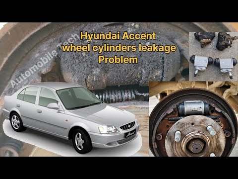 Hyundai Accent wheel cylinders leakage Problem | How to solve problem #hyundai #brakesystem