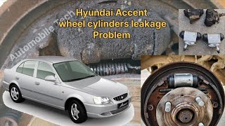 Hyundai Accent wheel cylinders leakage Problem | How to solve problem #hyundai #brakesystem