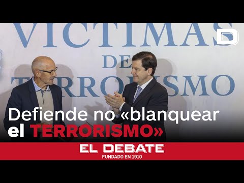 Mañueco defiende «no blanquear el terrorismo ni a sus sicarios»