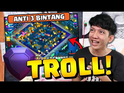 Base Troll Ini jadi Base Terkuat di Liga Legenda ANTI 3 BINTANG!