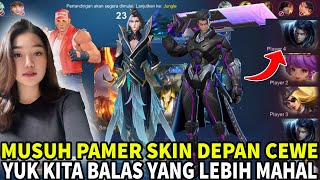 TOP ALUCARD PAMER SKIN DEPAN CEWEK !! OK LAH KITA BALAS PAMER BALIK N BIKIN MMR NYA TURUN - MLBB